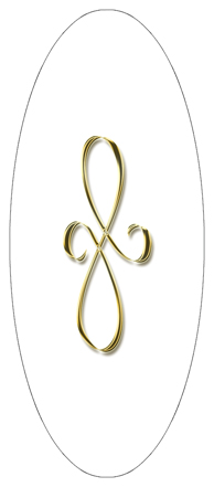 Gold Scroll White